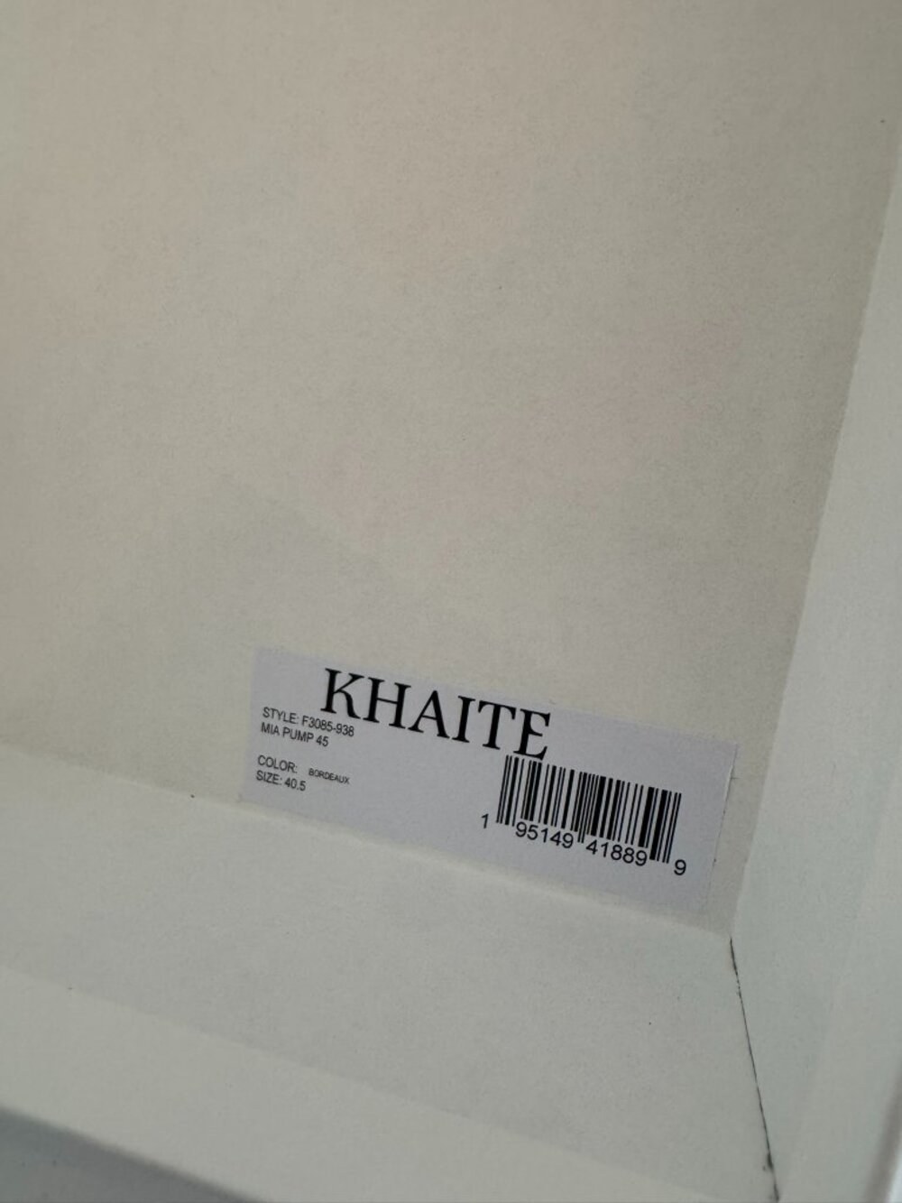 Khaite Mia Pump Patent Leather - Burgundy/Size 40.5 - Picture 8 of 9